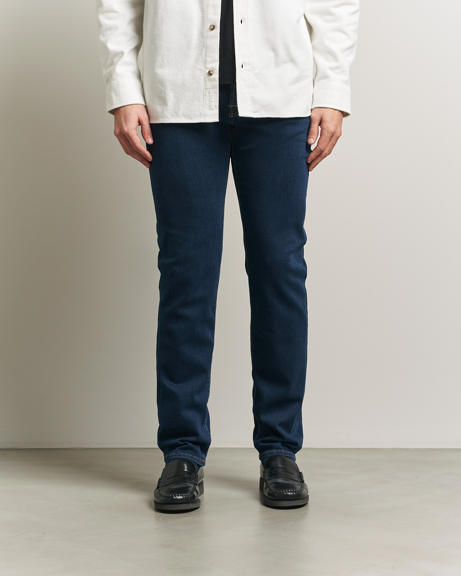 Herre | Bukser | Jacob Cohën | Bard Slim Fit Stretch Jeans Dark Blue
