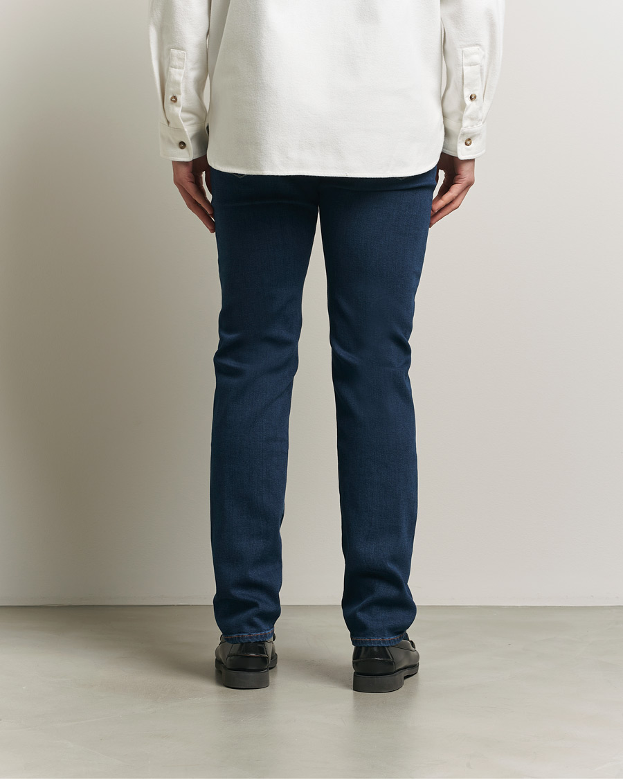 Herre | Bukser | Jacob Cohën | Bard Slim Fit Stretch Jeans Dark Blue
