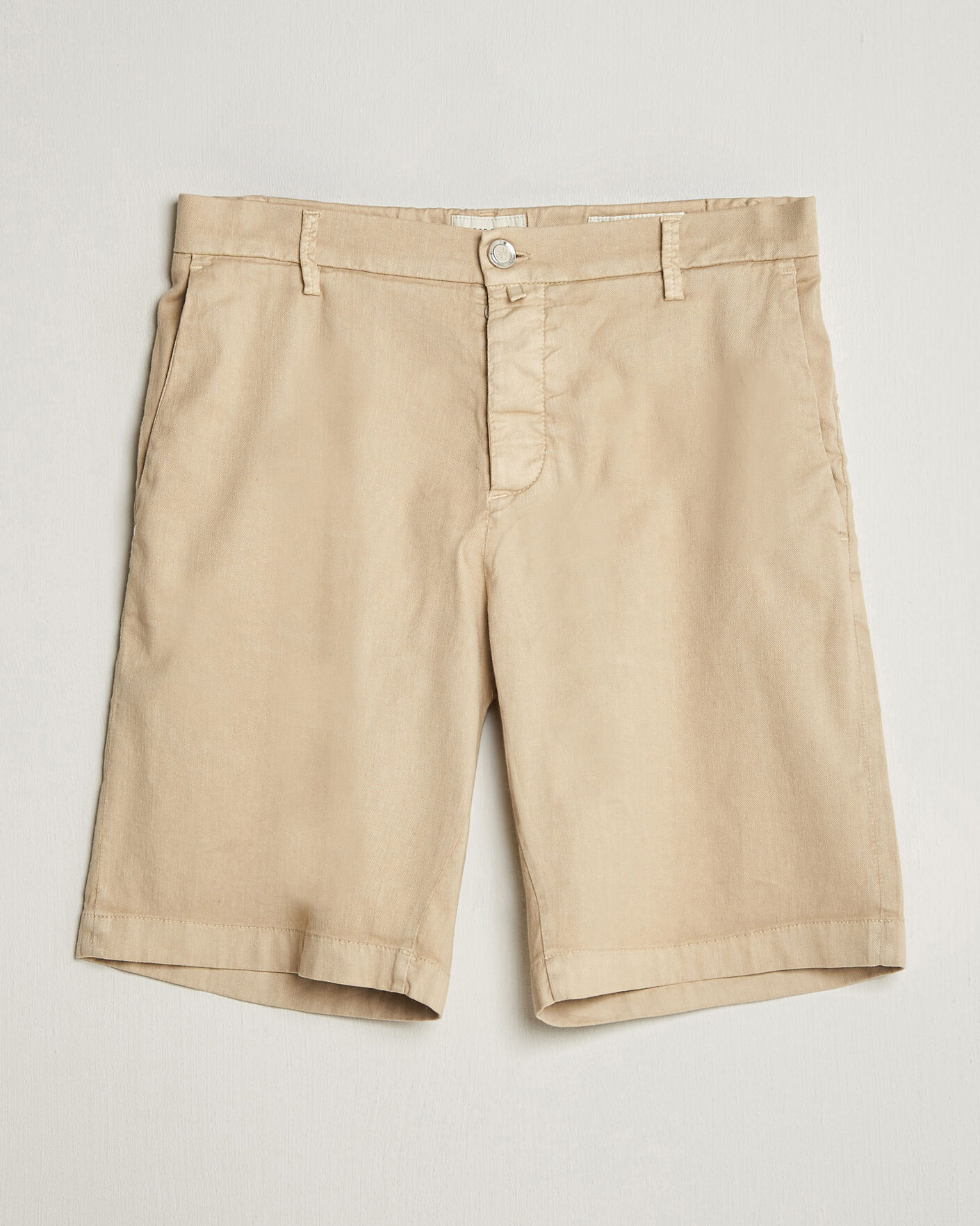 Herre | Shorts | Jacob Cohën | George Stretch Linen Shorts Beige