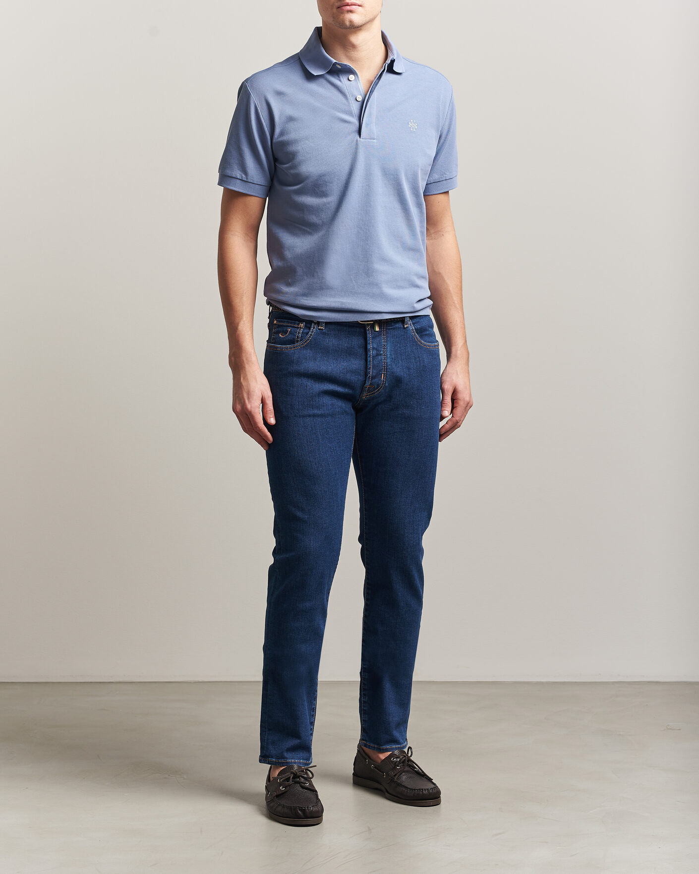 Herre | Polotrøjer | Jacob Cohën | Cotton Polo Piquet Aviation
