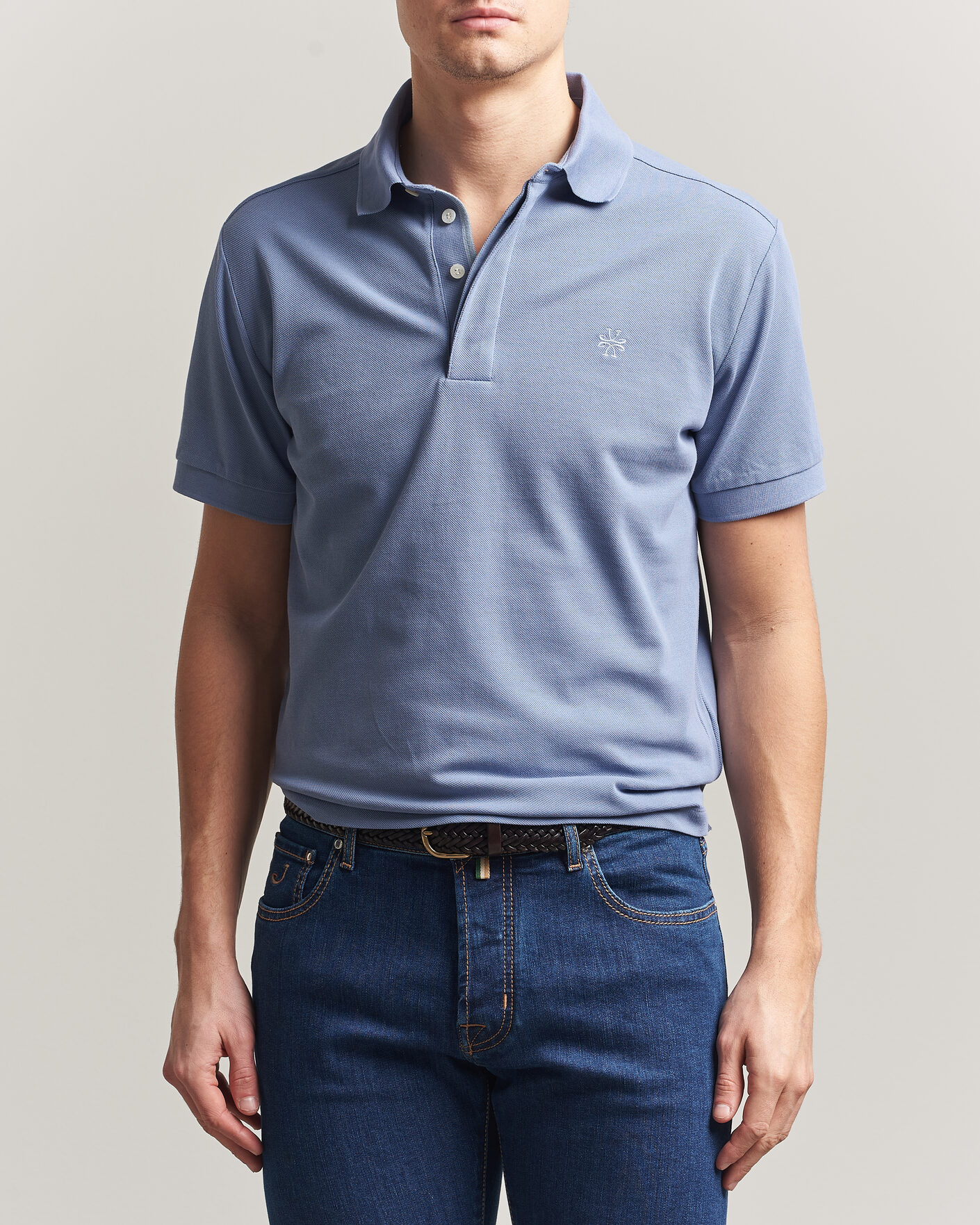 Herre | Polotrøjer | Jacob Cohën | Cotton Polo Piquet Aviation