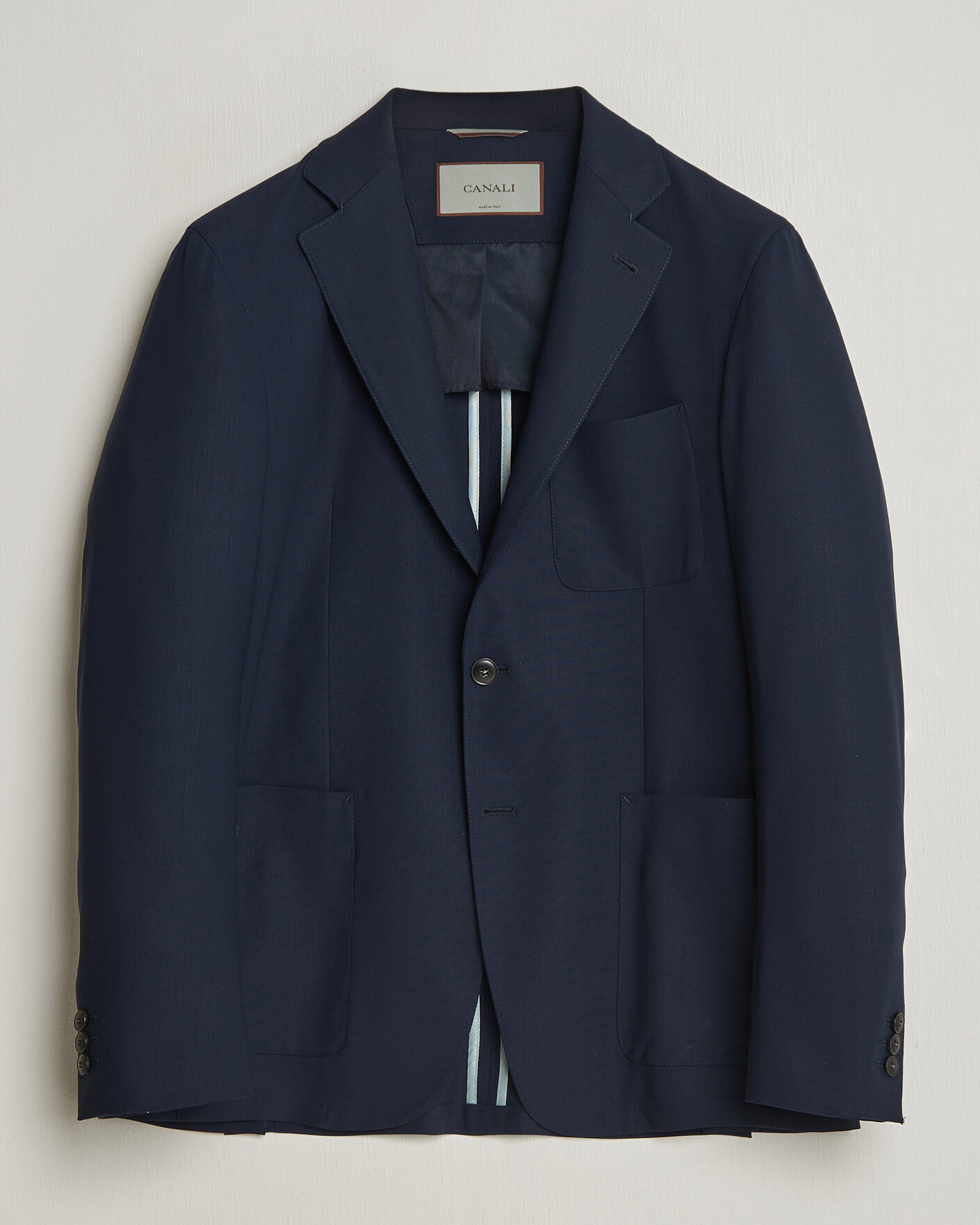 Herre | Blazere & jakker | Canali | Unconstructed Impeccabile Wool Blazer Navy