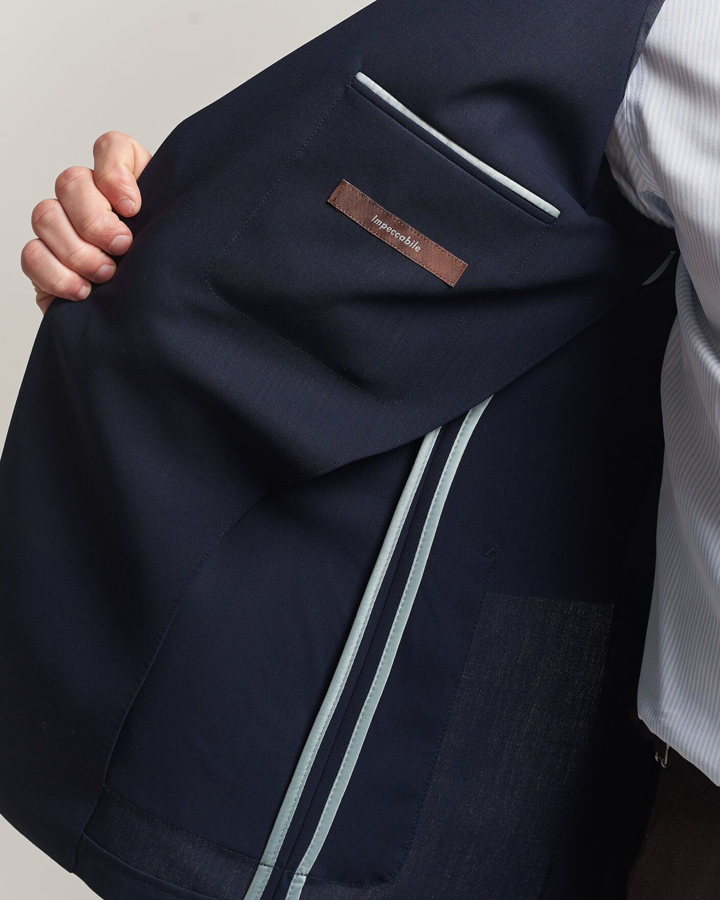 Herre | Blazere & jakker | Canali | Unconstructed Impeccabile Wool Blazer Navy