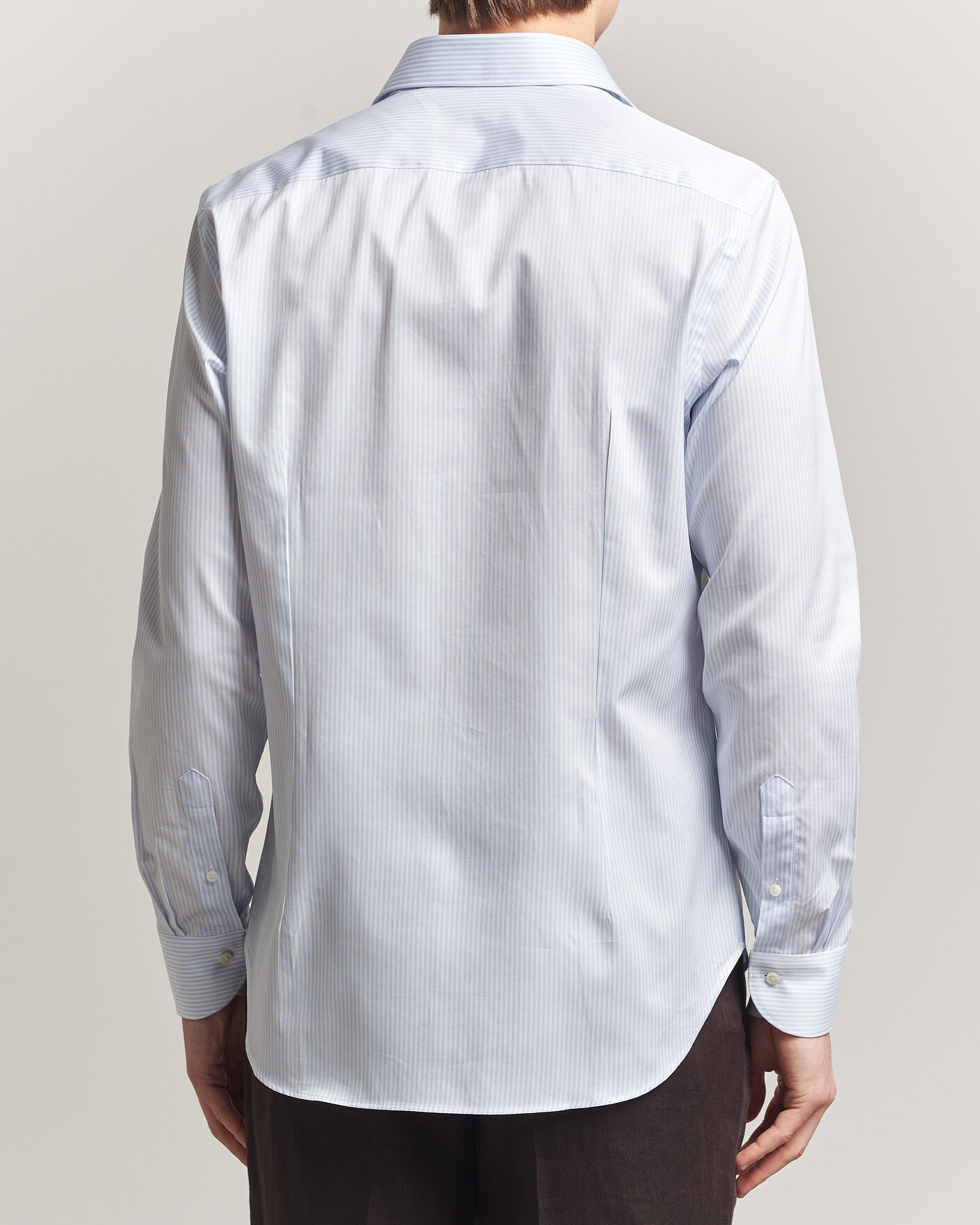 Herre | Skjorter | Canali | Slim Fit Impeccabile Shirt Light Blue Stripe