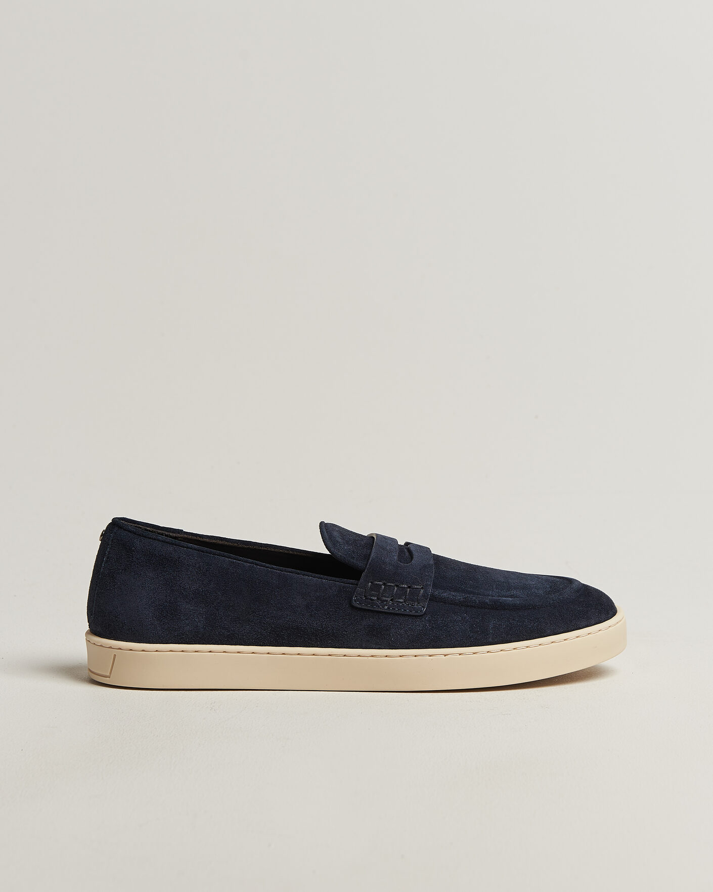 Herre | Loafers | Canali | Summer Loafers Navy Suede