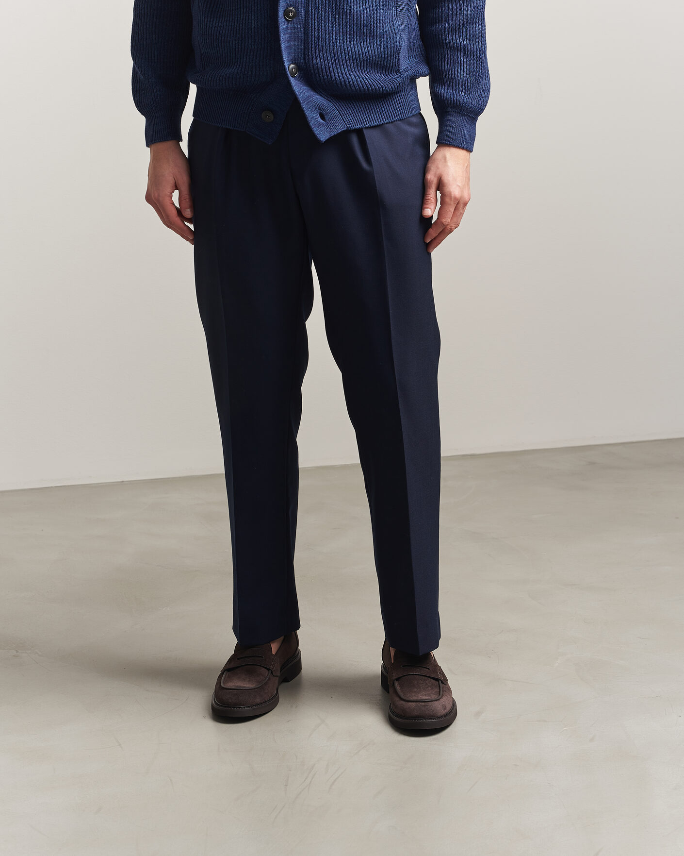 Herre | Loafers | Canali | Penny Loafers Dark Brown Suede