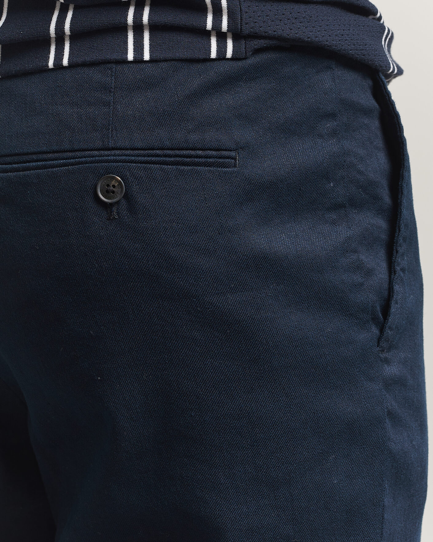 Herre | Bukser | J.Lindeberg | Logan Stretch Linen Pants JL Navy