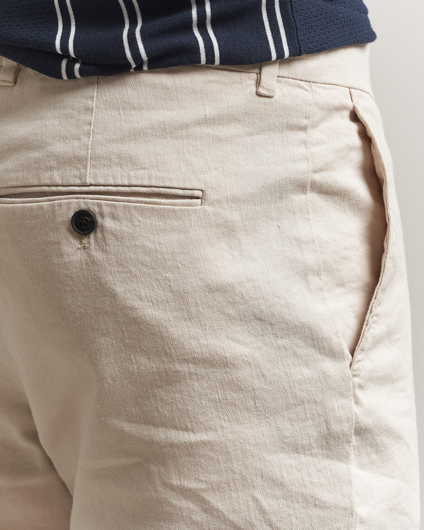 Herre | Bukser | J.Lindeberg | Logan Stretch Linen Pants Moonbeam