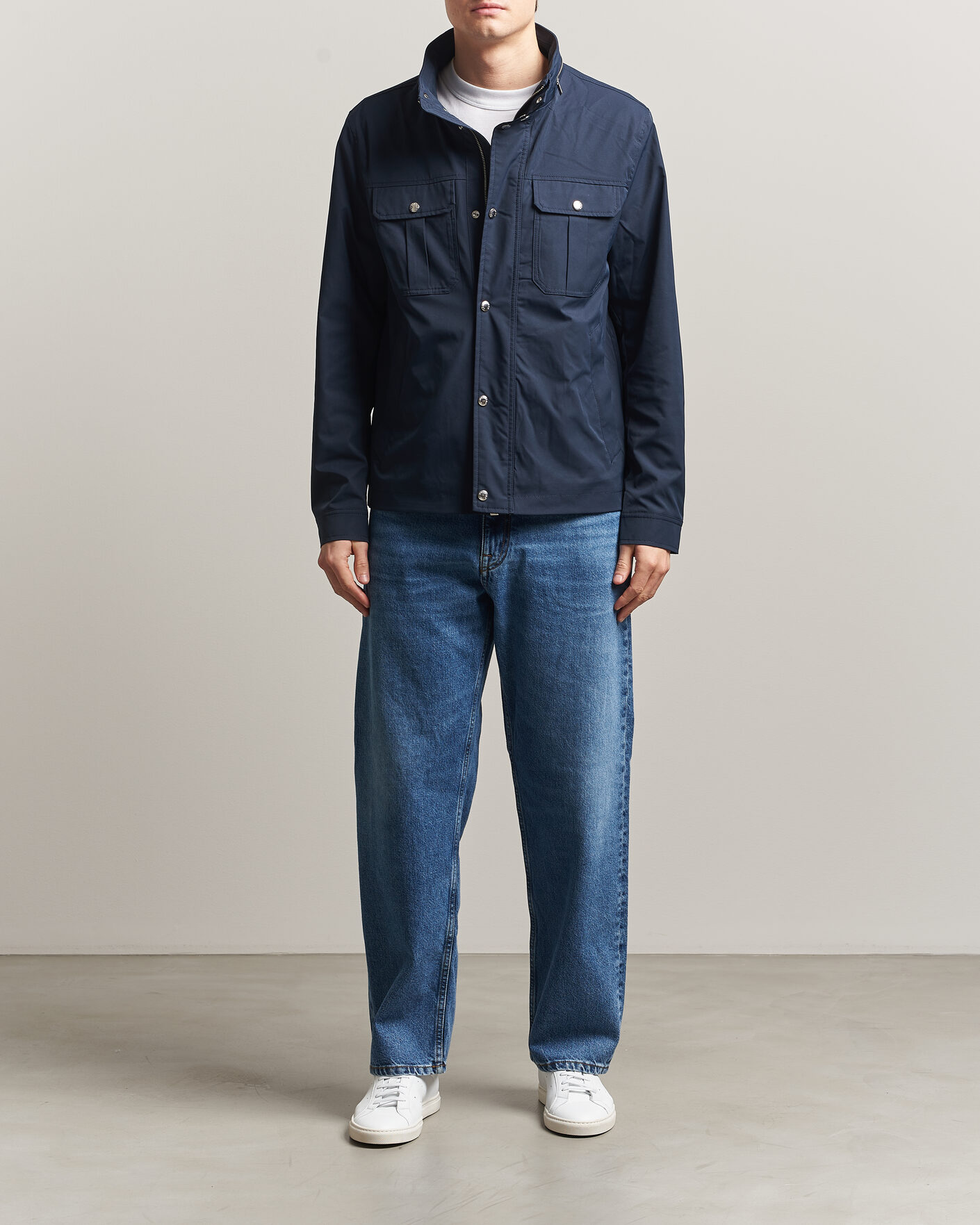 Herre | Jakker | J.Lindeberg | Bailey Recyceled Poly Jacket JL Navy