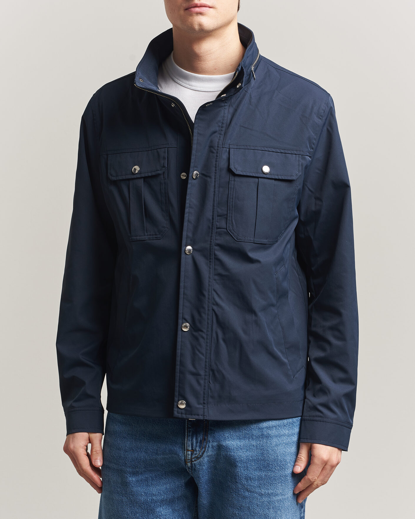 Herre | Jakker | J.Lindeberg | Bailey Recyceled Poly Jacket JL Navy
