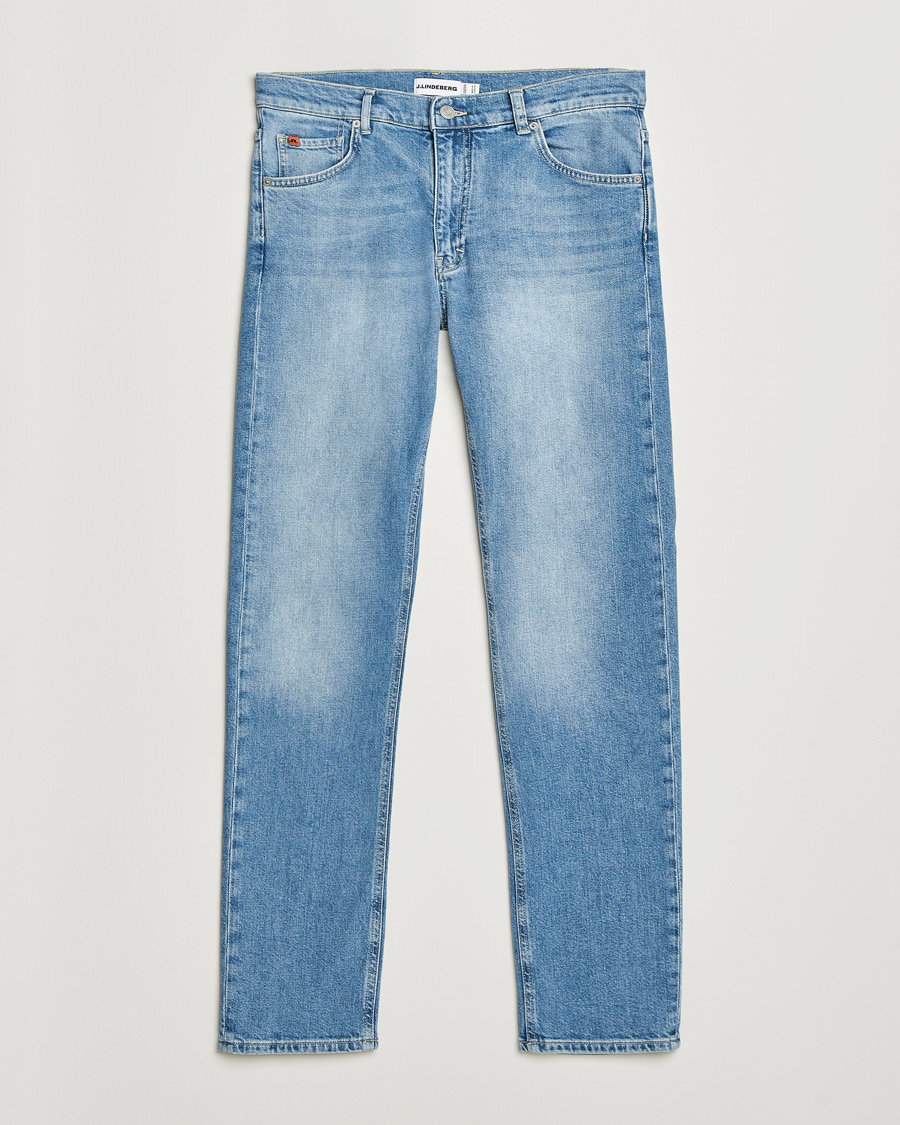 Herre | Jeans | J.Lindeberg | Jax Light Wash Slim Jeans Light Blue