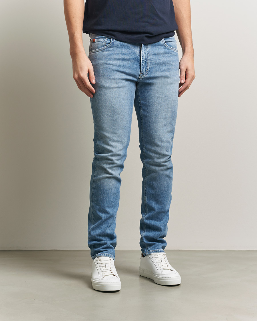Herre | Jeans | J.Lindeberg | Jax Light Wash Slim Jeans Light Blue