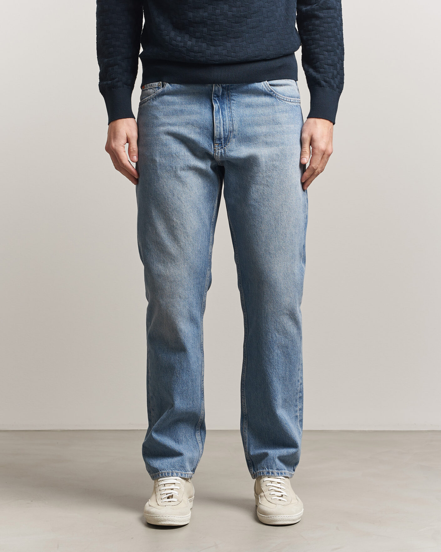Herre | Jeans | J.Lindeberg | Cody Light Wash Regular Jeans Light Blue