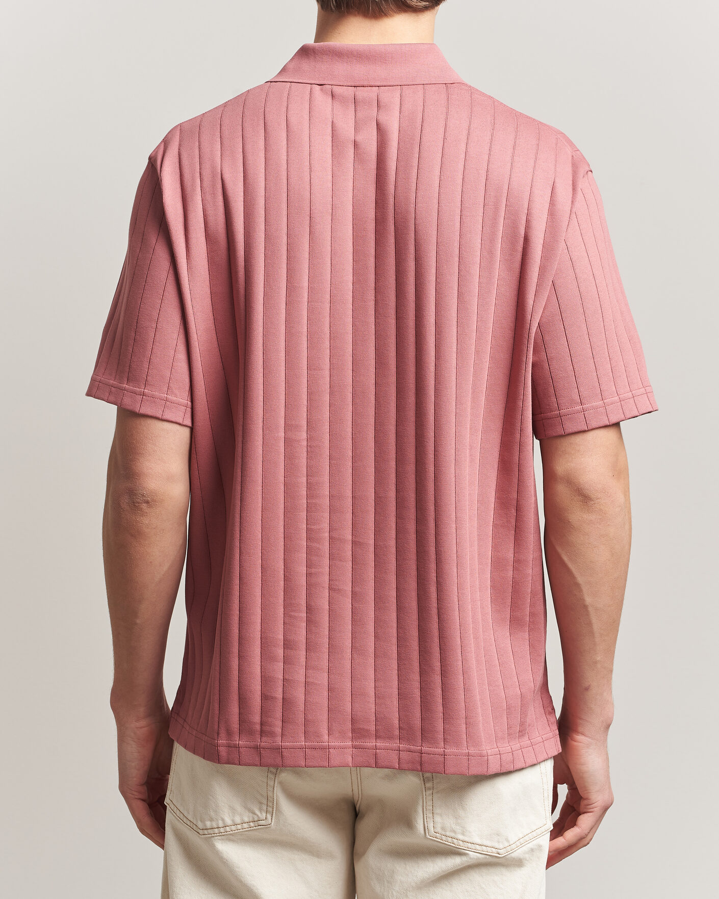 Herre | Polotrøjer | J.Lindeberg | Simon Striped Polo Withered Rose