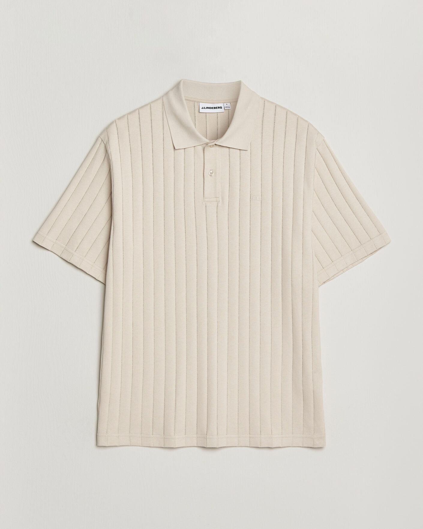 Herre | Polotrøjer | J.Lindeberg | Simon Striped Polo Moonbeam