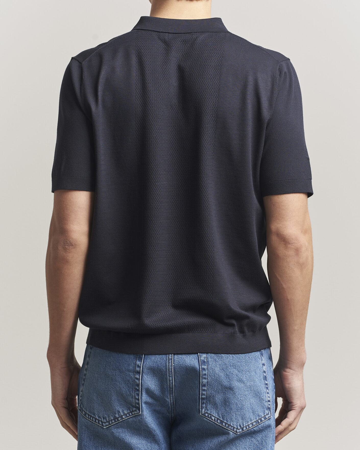 Herre | Polotrøjer | J.Lindeberg | Reymond Knit Polo JL Navy