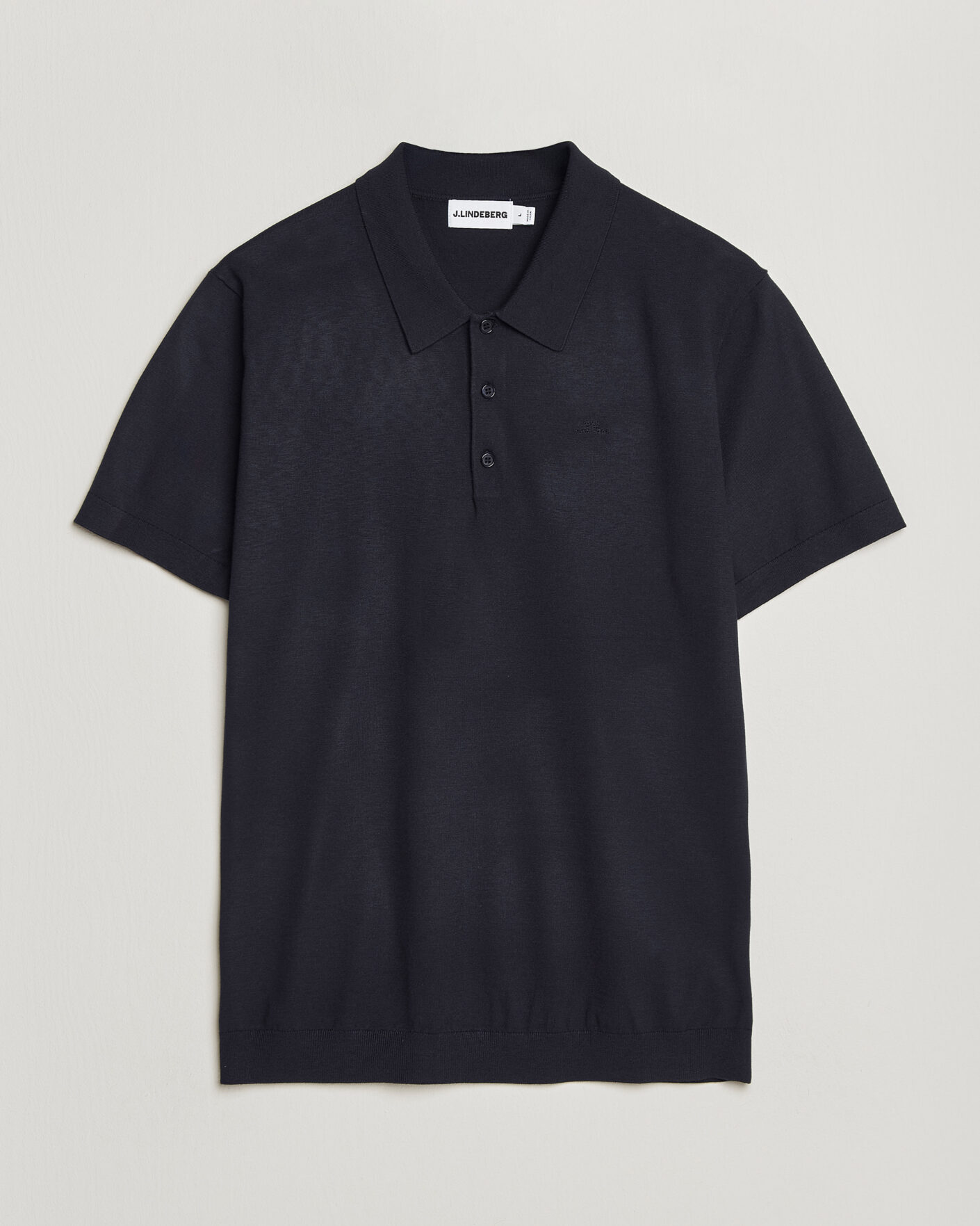 Herre | Polotrøjer | J.Lindeberg | Ridge Knitted Polo JL Navy