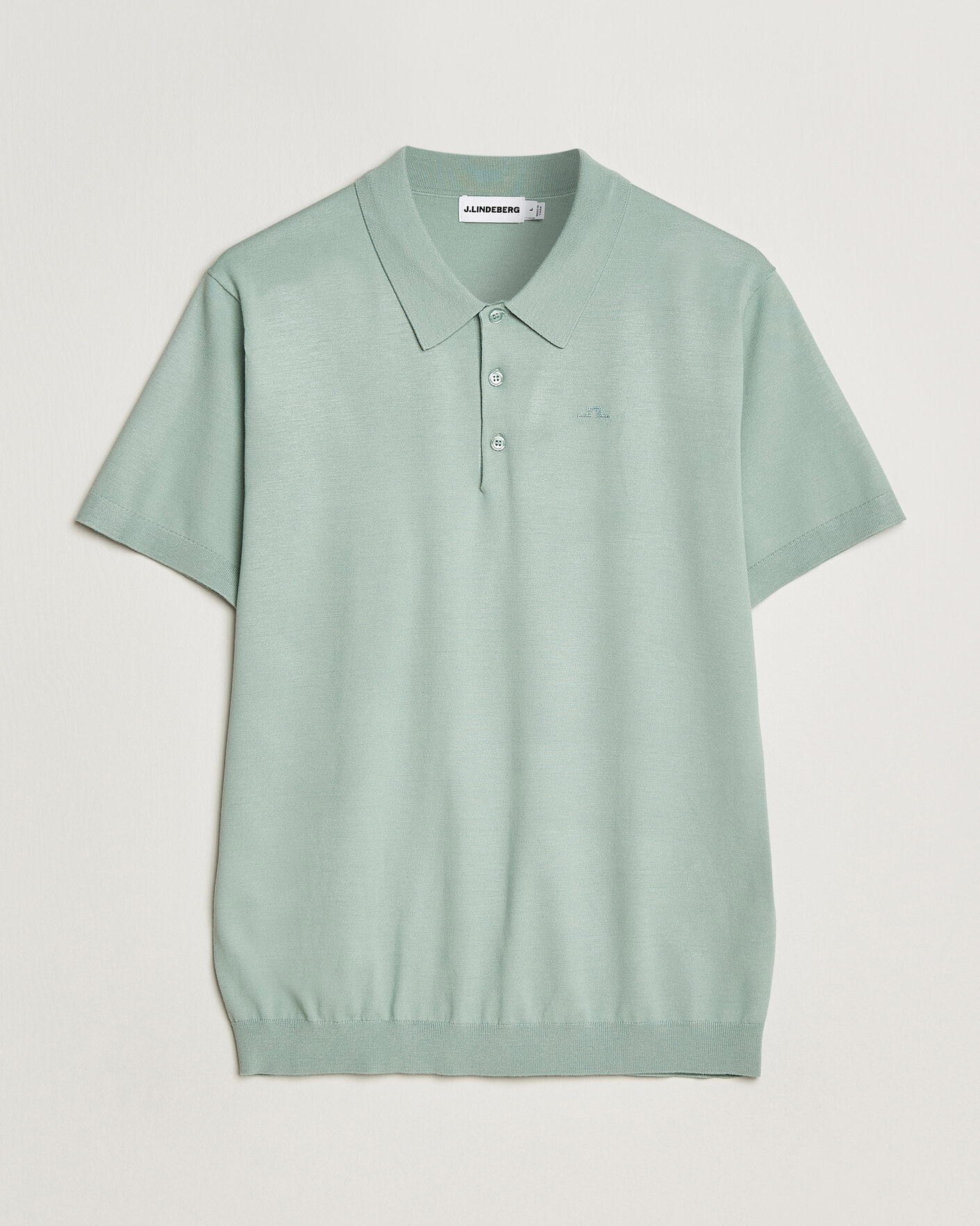Herre | Polotrøjer | J.Lindeberg | Ridge Knitted Polo Jadeite