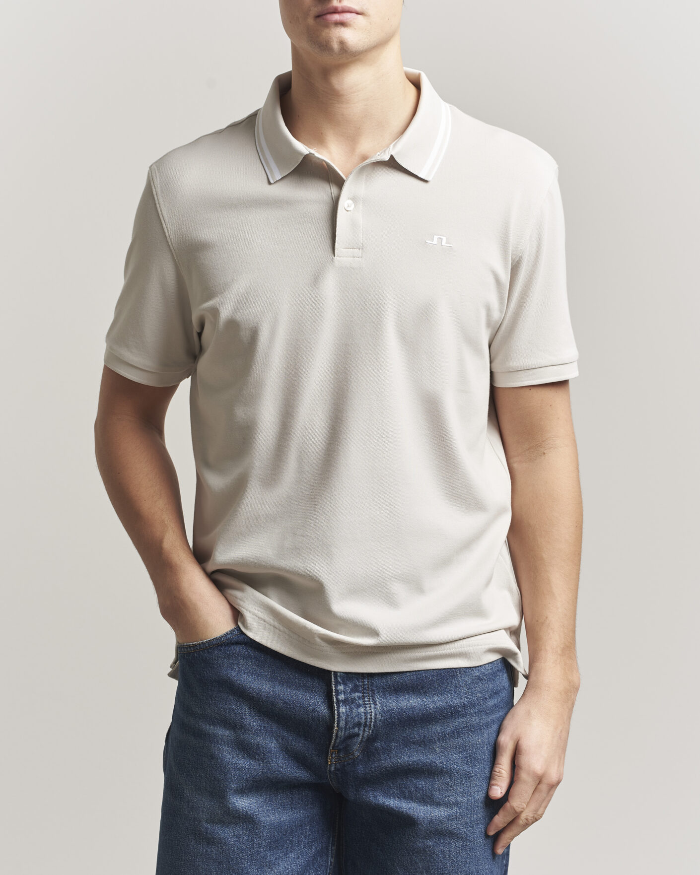 Herre | Polotrøjer | J.Lindeberg | Joey Tipping Polo Moonbeam