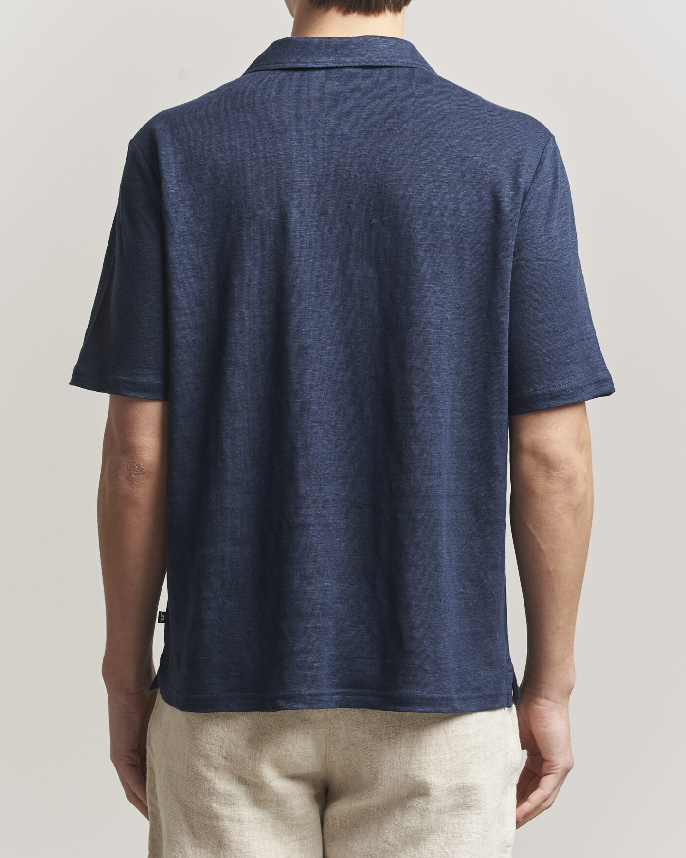 Herre | Polotrøjer | J.Lindeberg | Roy Linen Polo JL Navy