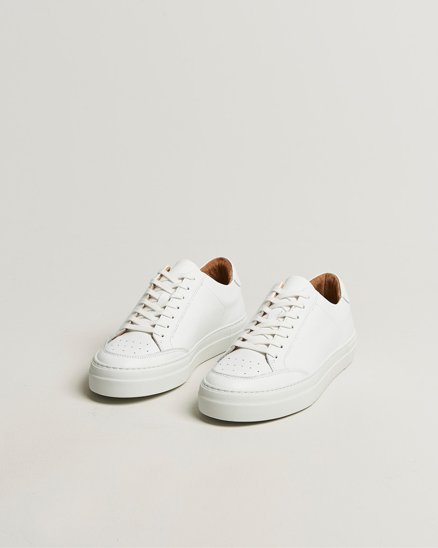 Herre | Sneakers | J.Lindeberg | Art Signature Leather Sneaker White