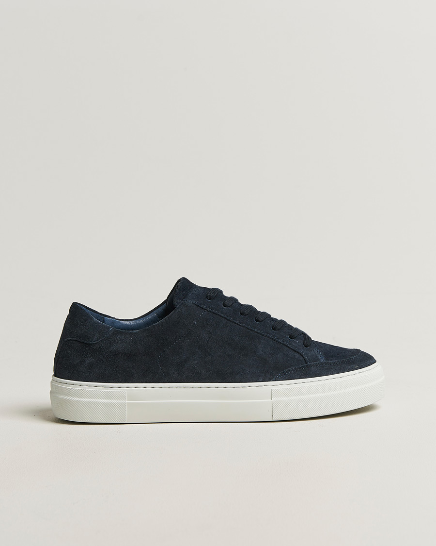 Herre | Sneakers | J.Lindeberg | Art Signature Suede Sneaker JL Navy