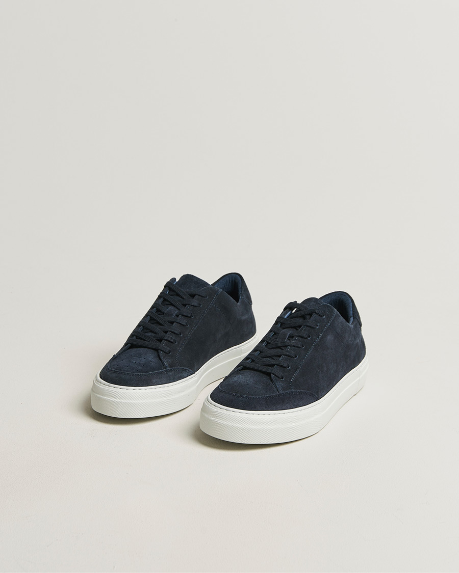 Herre | Sneakers | J.Lindeberg | Art Signature Suede Sneaker JL Navy