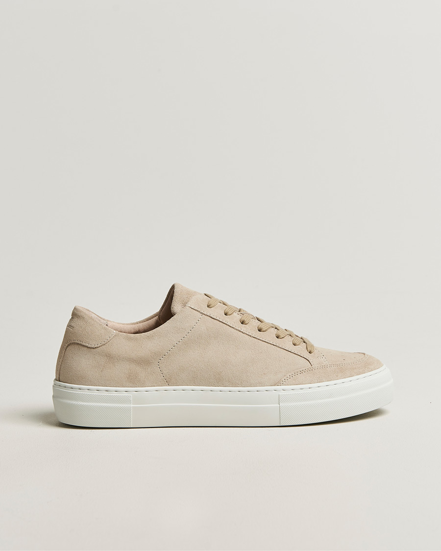 Herre | Sneakers | J.Lindeberg | Art Signature Suede Sneaker Moonbeam