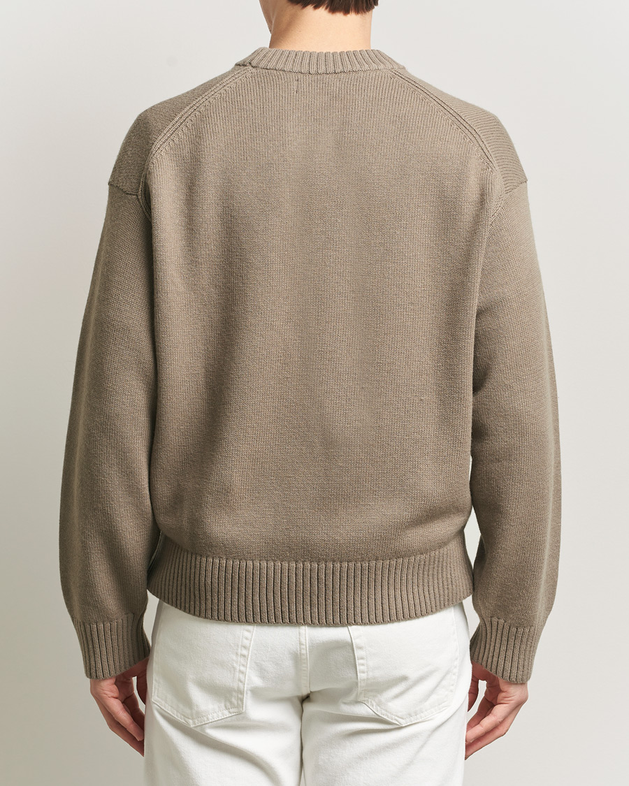 Herre | Trøjer | J.Lindeberg | Eddy Cotton Wool Crew Neck Brindle