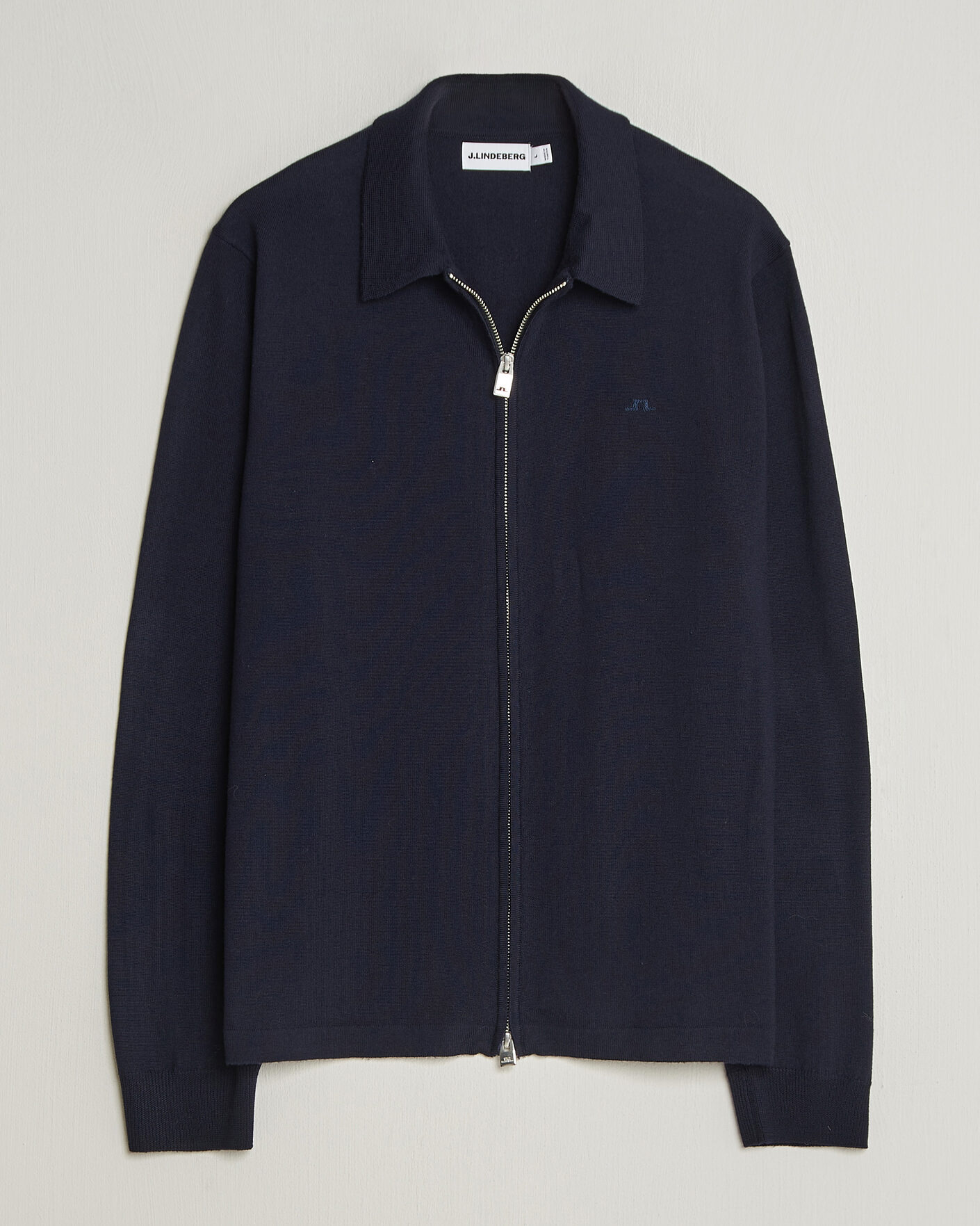 Herre | Trøjer | J.Lindeberg | Kaleb Merino Cardigan JL Navy