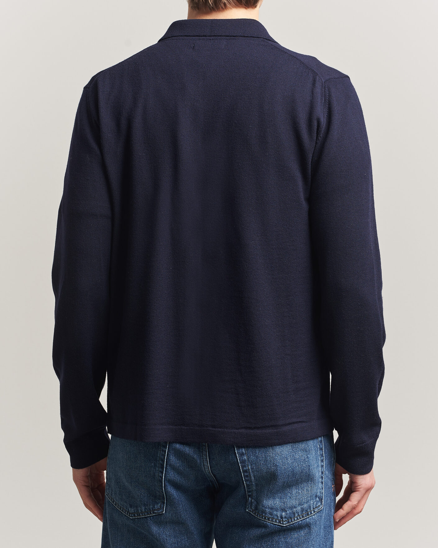 Herre | Trøjer | J.Lindeberg | Kaleb Merino Cardigan JL Navy