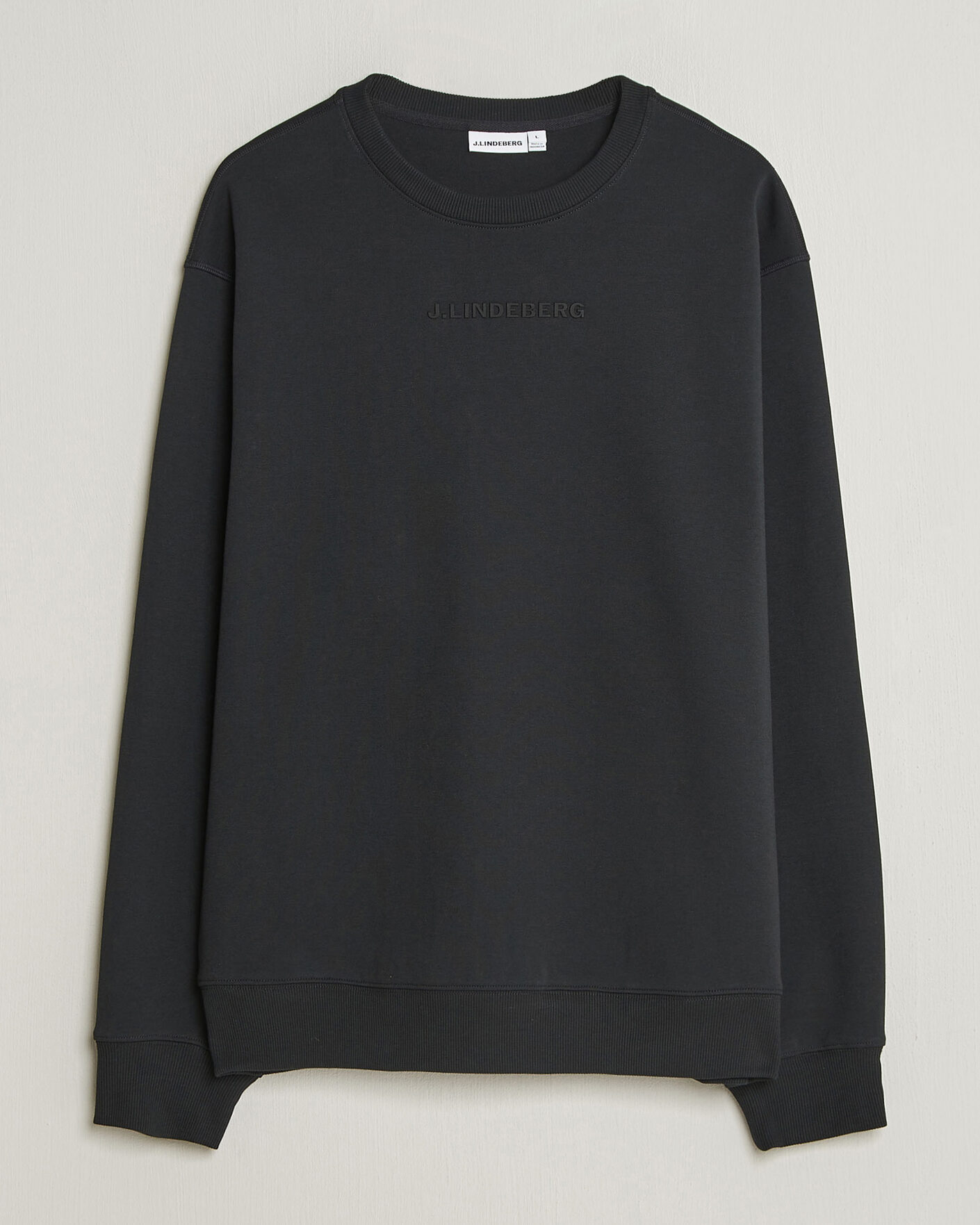 Herre | Trøjer | J.Lindeberg | Club Crew Neck Black