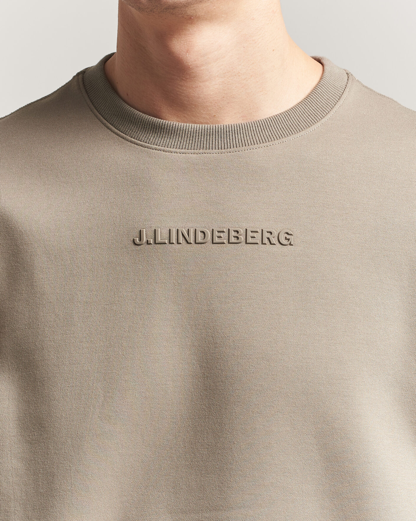 Herre | Trøjer | J.Lindeberg | Club Crew Neck Brindle