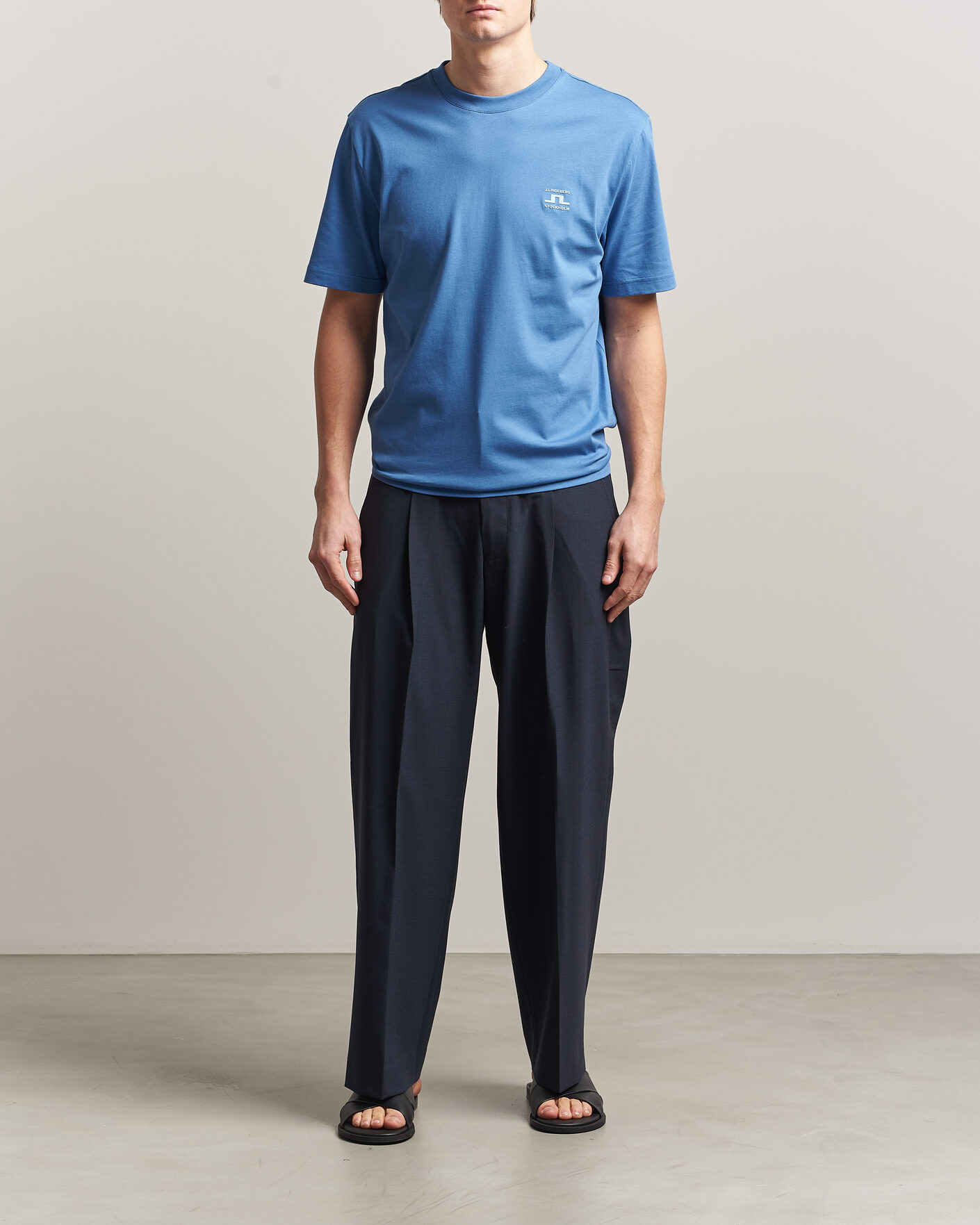 Herre | T-Shirts | J.Lindeberg | Parcie T-Shirt Federal Blue