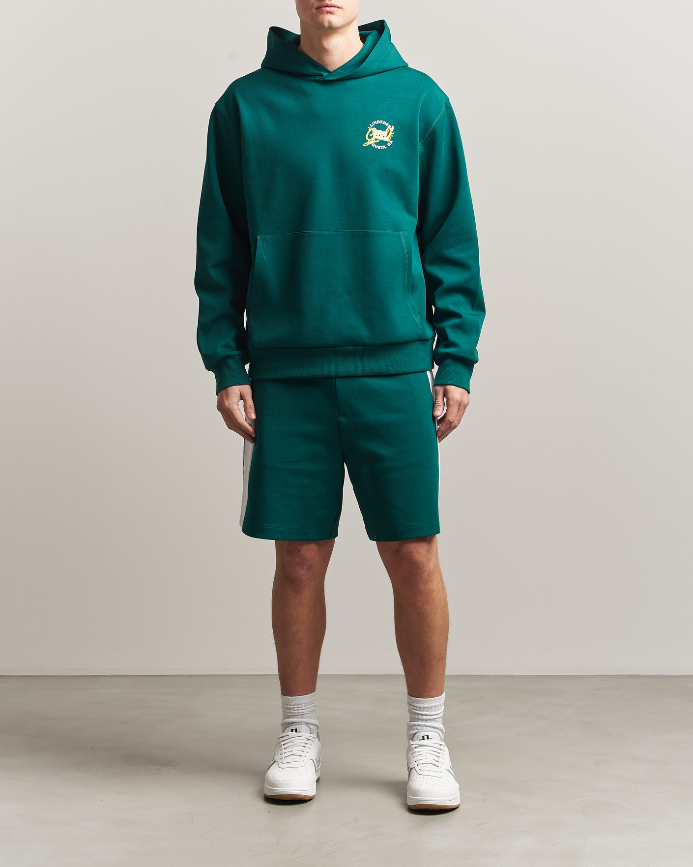 Herre | Trøjer | J.Lindeberg | Club Masters Tour Hoodie Forest Biome