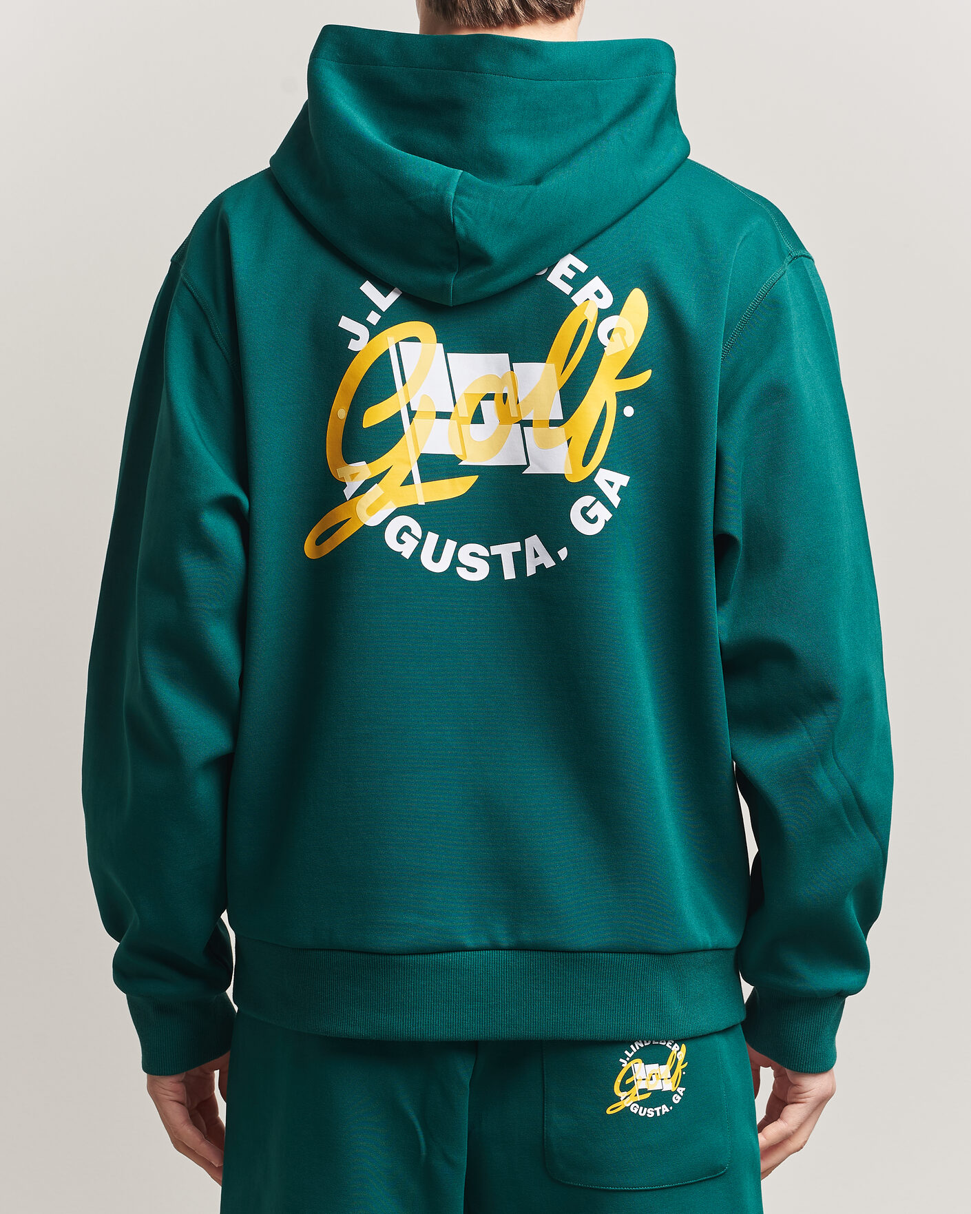 Herre | Trøjer | J.Lindeberg | Club Masters Tour Hoodie Forest Biome