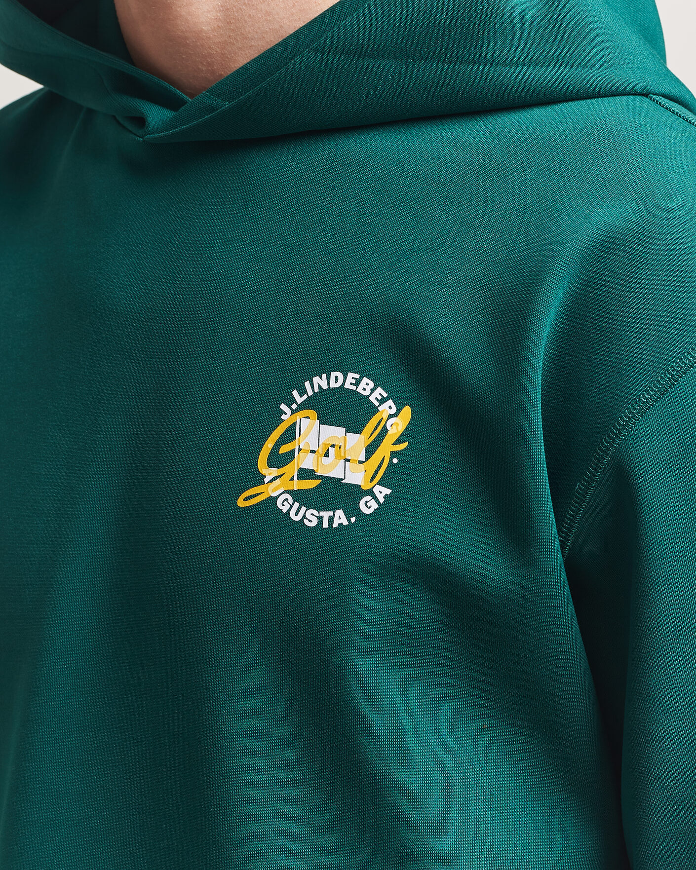 Herre | Trøjer | J.Lindeberg | Club Masters Tour Hoodie Forest Biome