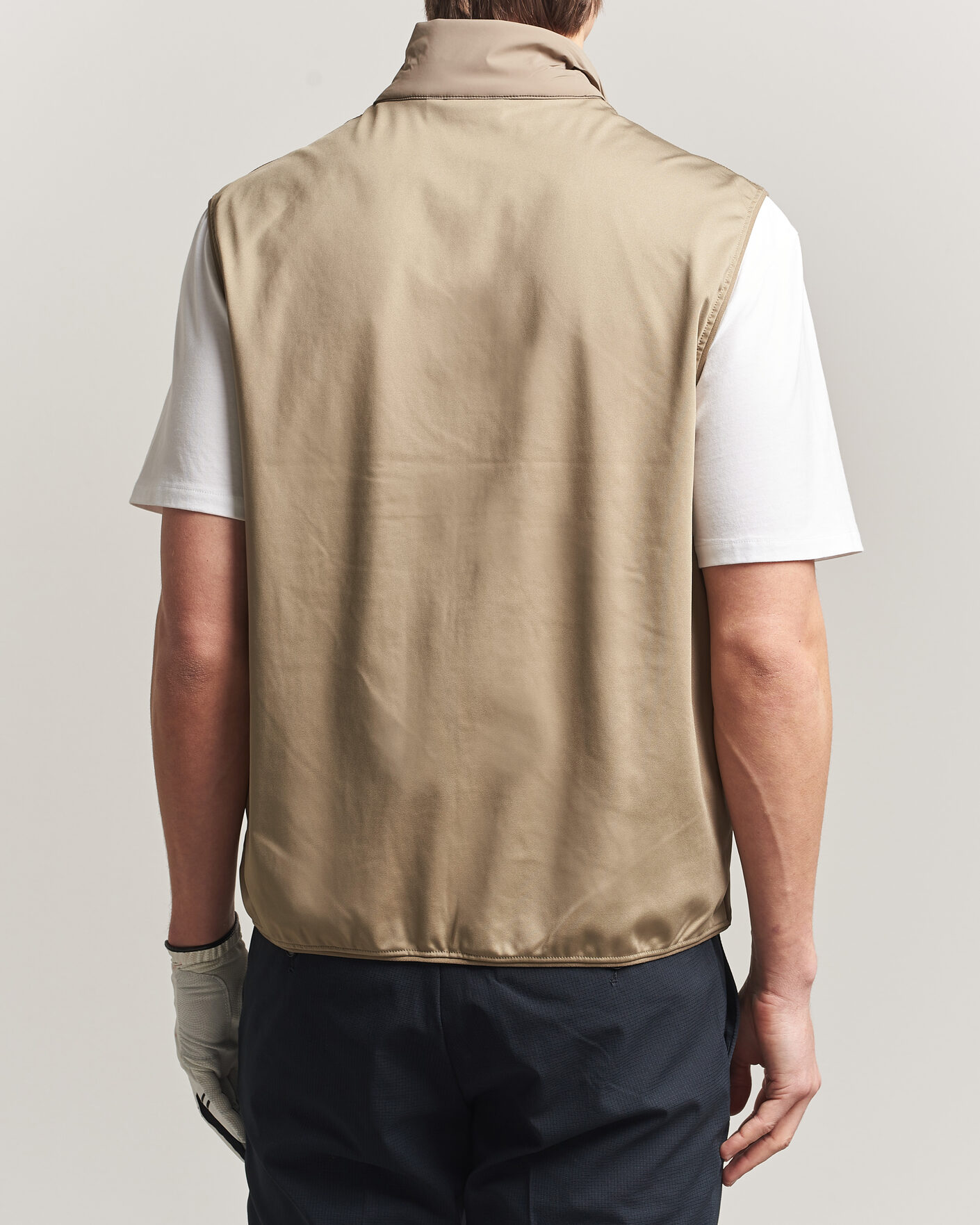 Herre | Veste | J.Lindeberg | Timor Hybrid Vest Brindle