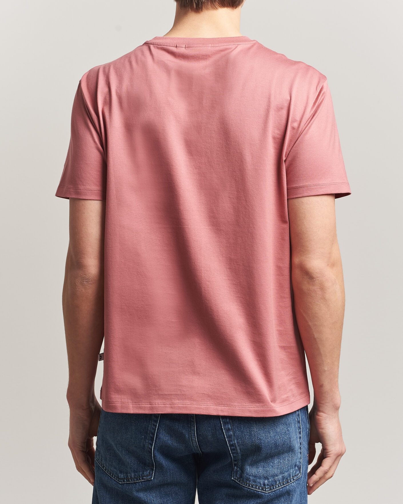 Herre | T-Shirts | J.Lindeberg | Sid Basic T-Shirt Withered Rose