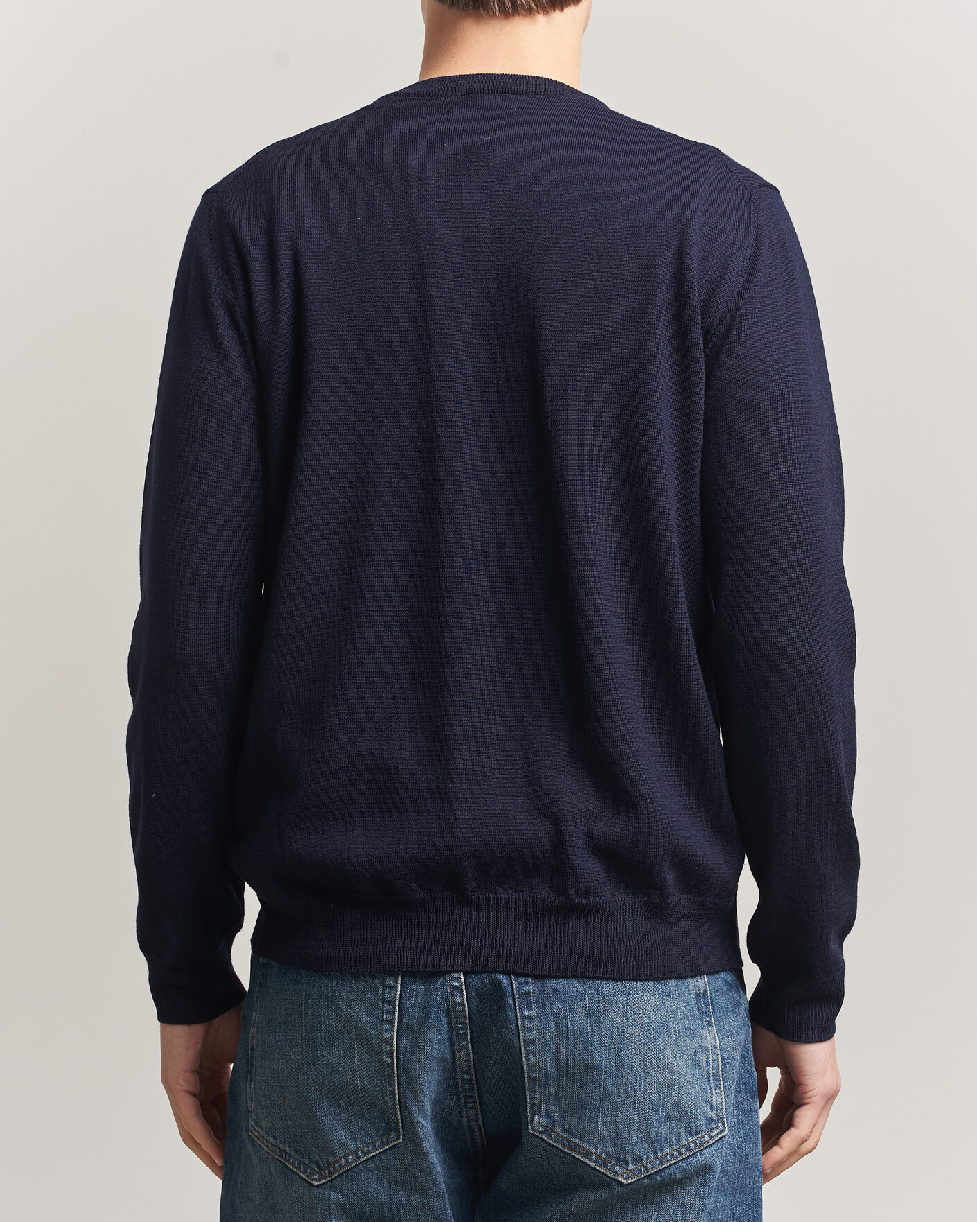 Herre | Trøjer | J.Lindeberg | Lymann Merino V-Neck Pullover JL Navy