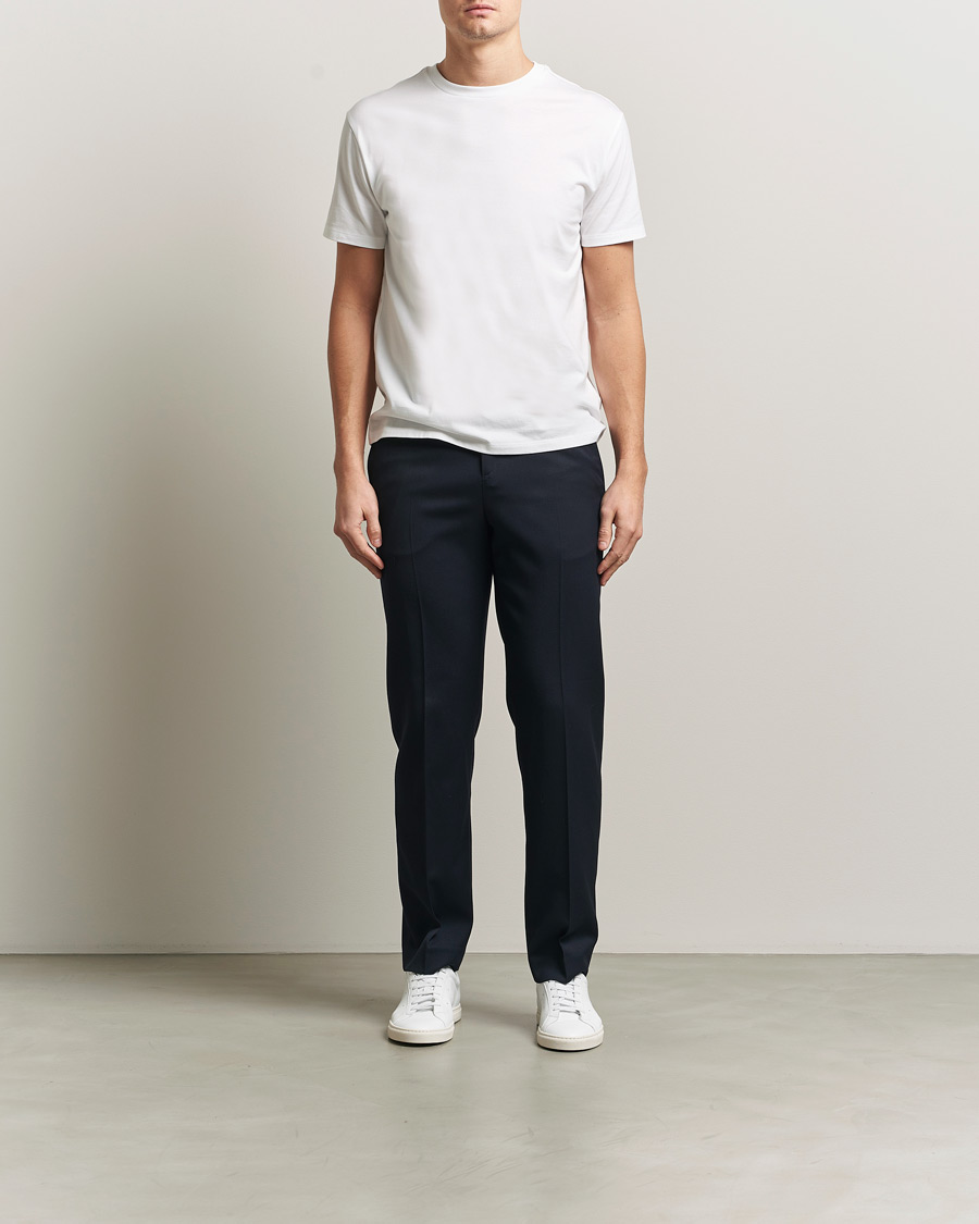 Herre | T-Shirts | J.Lindeberg | Sid Basic T-Shirt White