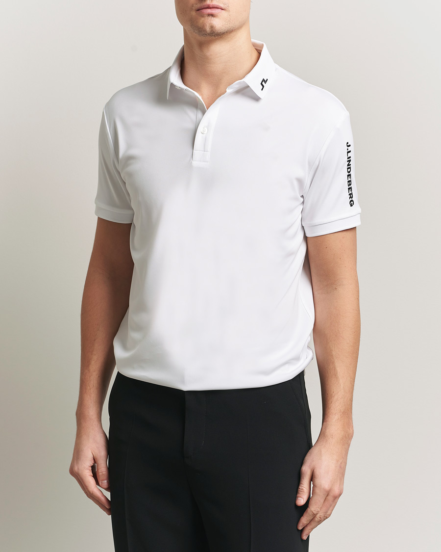 Herre | Polotrøjer | J.Lindeberg | Tour Tech Polo White