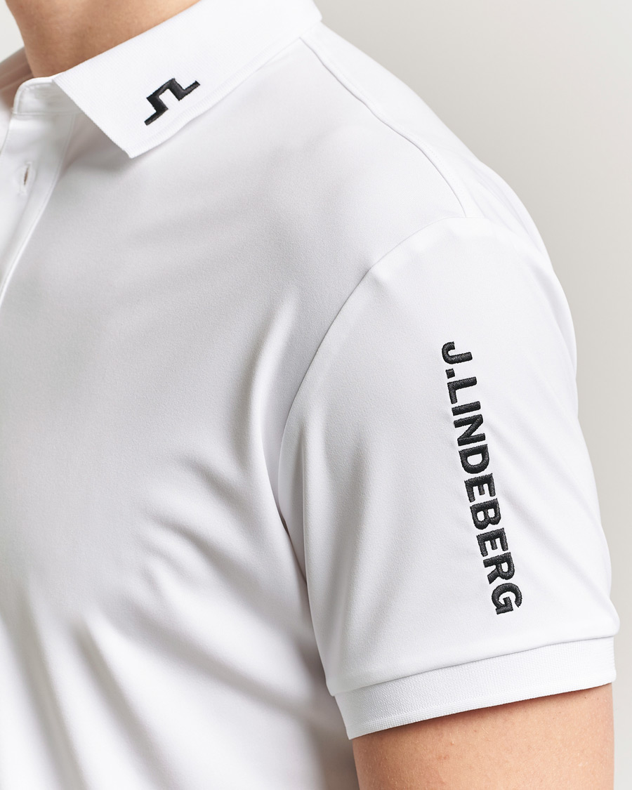 Herre | Polotrøjer | J.Lindeberg | Tour Tech Polo White