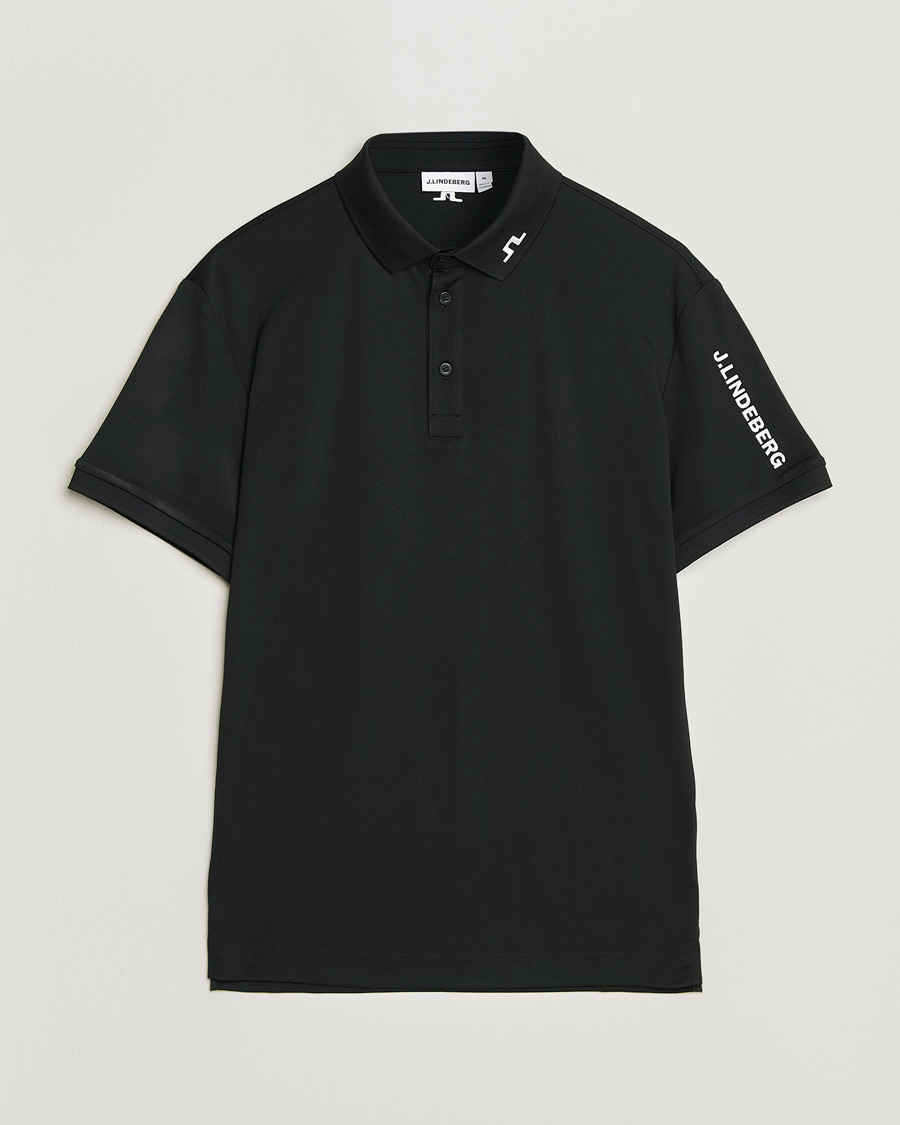 Herre | Polotrøjer | J.Lindeberg | Tour Tech Polo Black