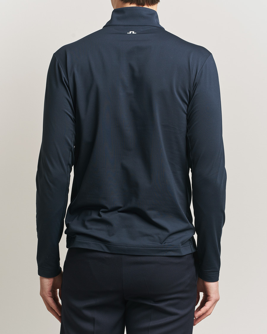 Herre | Trøjer | J.Lindeberg | Tour Tech Mid Layer Half Zip JL Navy
