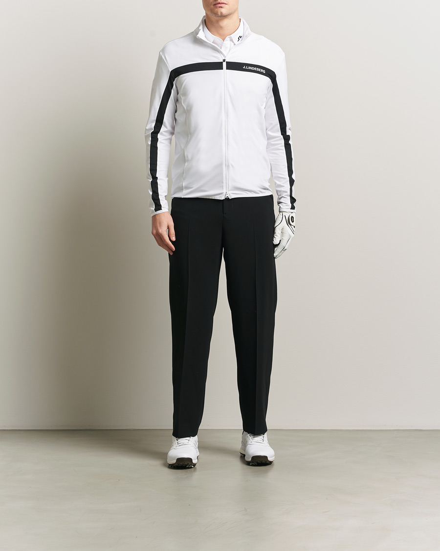 Herre | Trøjer | J.Lindeberg | Jarvis Mid Layer Full Zip White