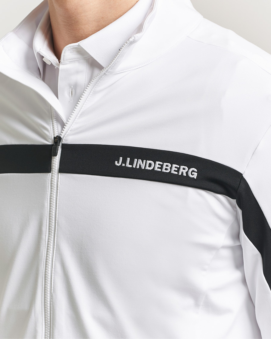 Herre | Trøjer | J.Lindeberg | Jarvis Mid Layer Full Zip White
