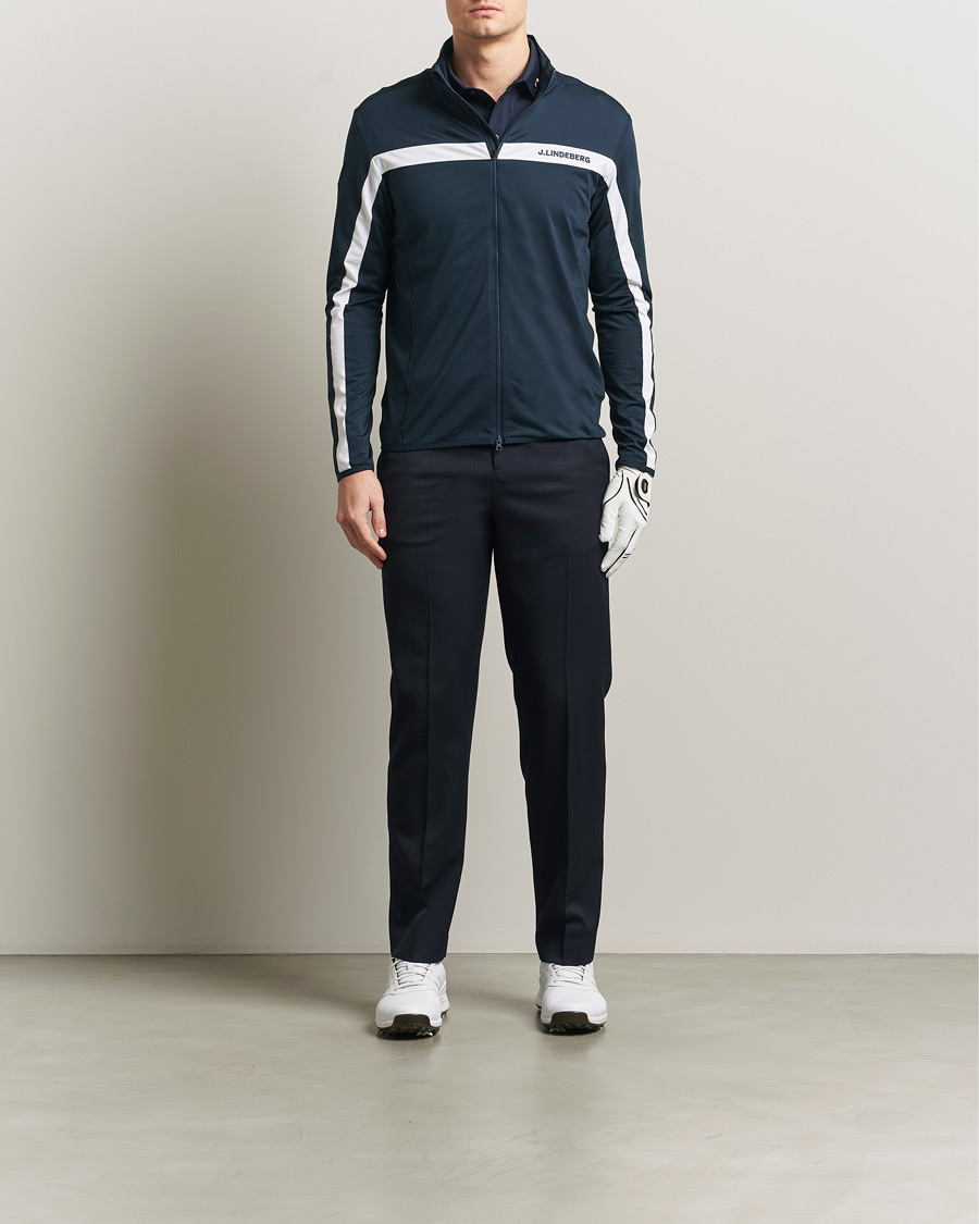 Herre | Trøjer | J.Lindeberg | Jarvis Mid Layer Full Zip JL Navy