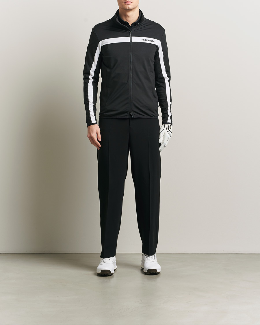 Herre | Trøjer | J.Lindeberg | Jarvis Mid Layer Full Zip Black