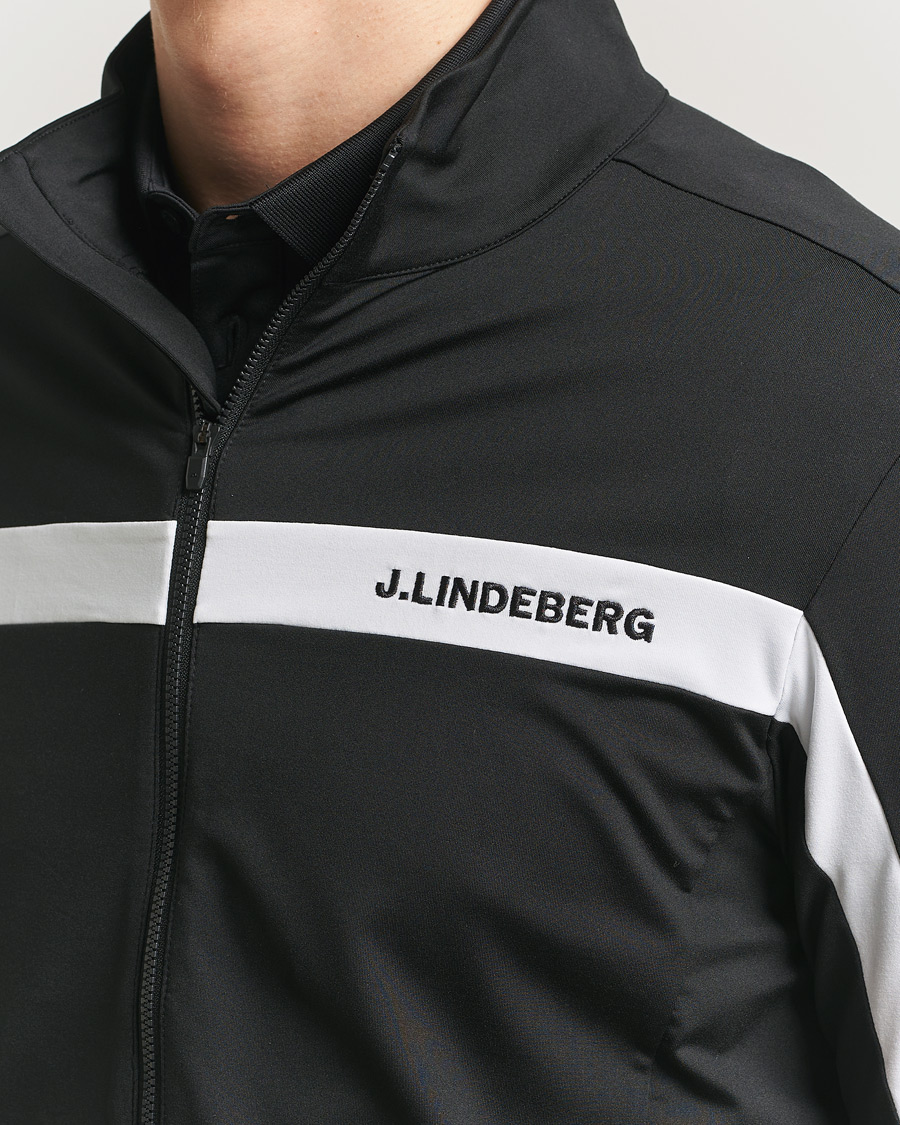 Herre | Trøjer | J.Lindeberg | Jarvis Mid Layer Full Zip Black